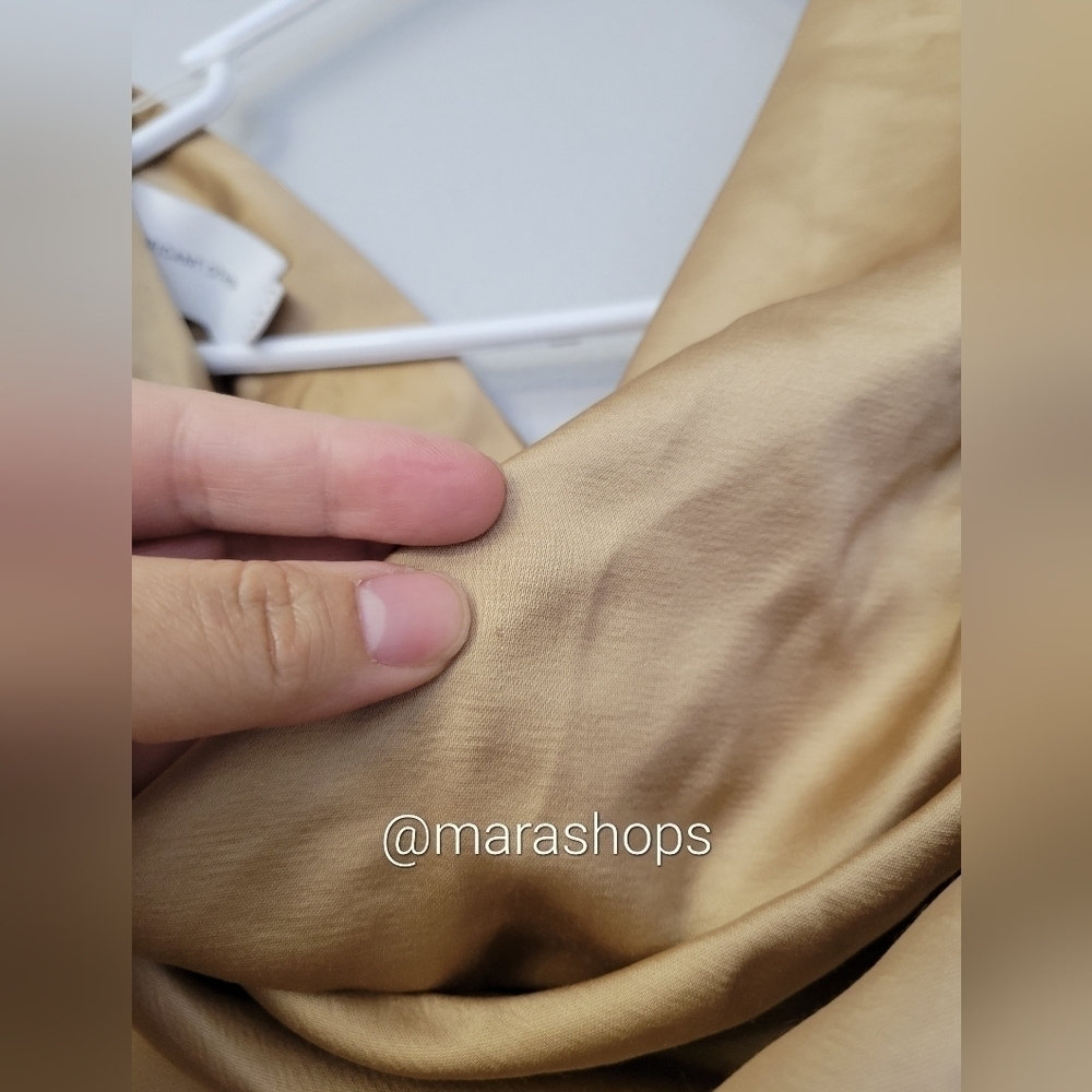Significant Other Erika Tan Satin Dress - Picture 10 of 10